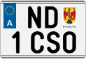 License plate of Austria, Regular plates