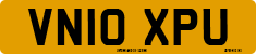 License plate of the United Kingdom, 2001 year system