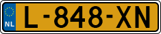 License plate of the Netherlands, Cars