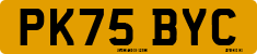 License plate of the United Kingdom, 2001 year system