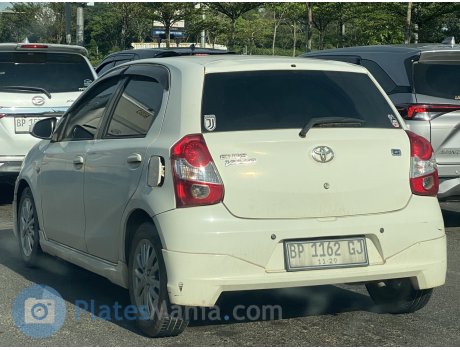 BP 1162 GJ, Toyota Etios