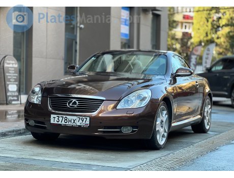 т378нх797, Lexus SC