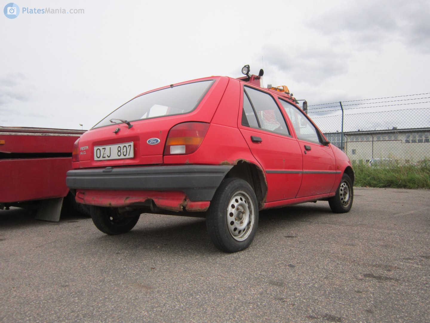 OZJ 807, Ford Fiesta 3rd gen (Classic) 5-door Hatch (FBJ; BE13), 1989–1997