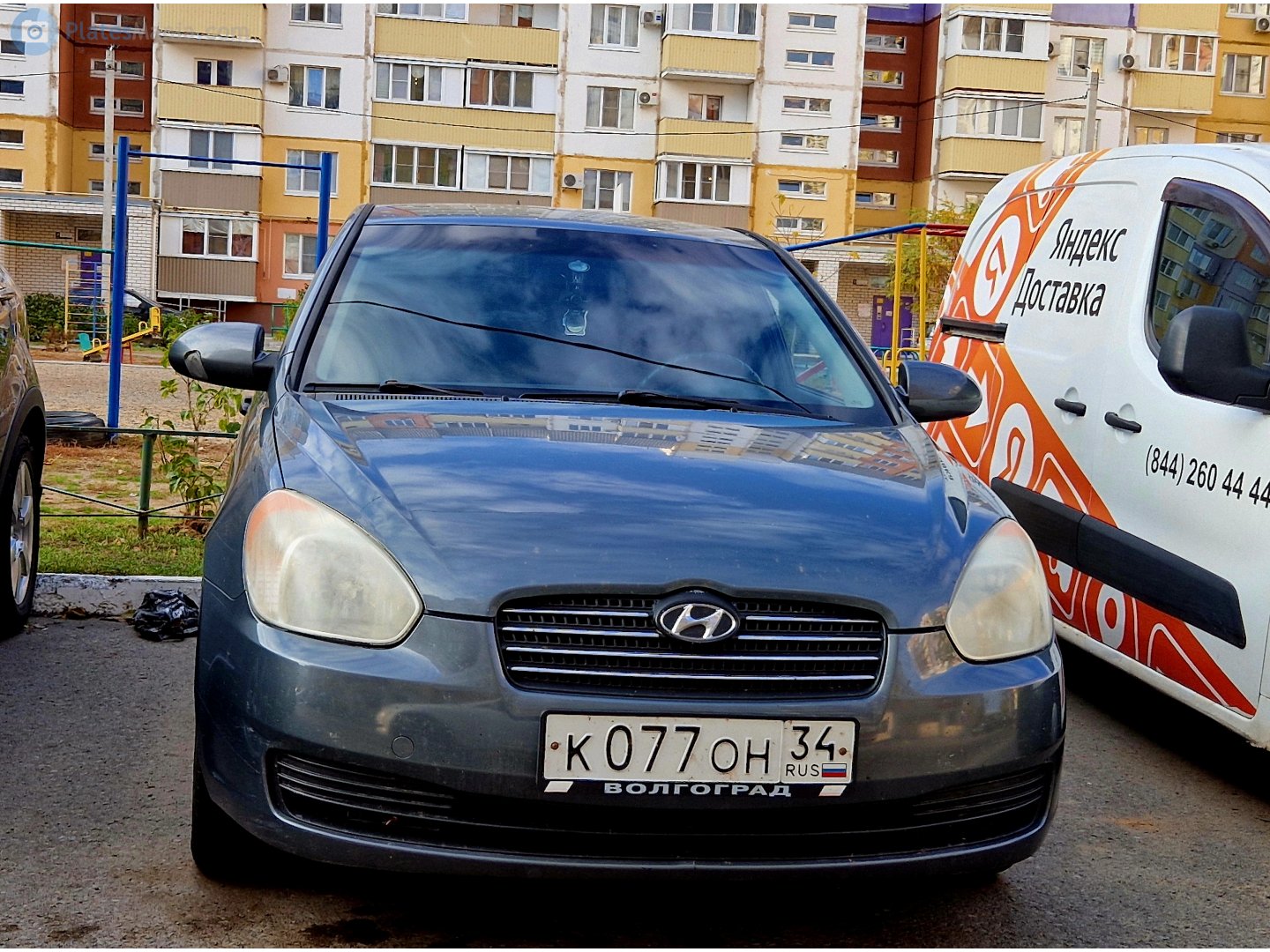 к 077 он 34, Hyundai Verna 2nd gen Sedan (MC), 2005–2009