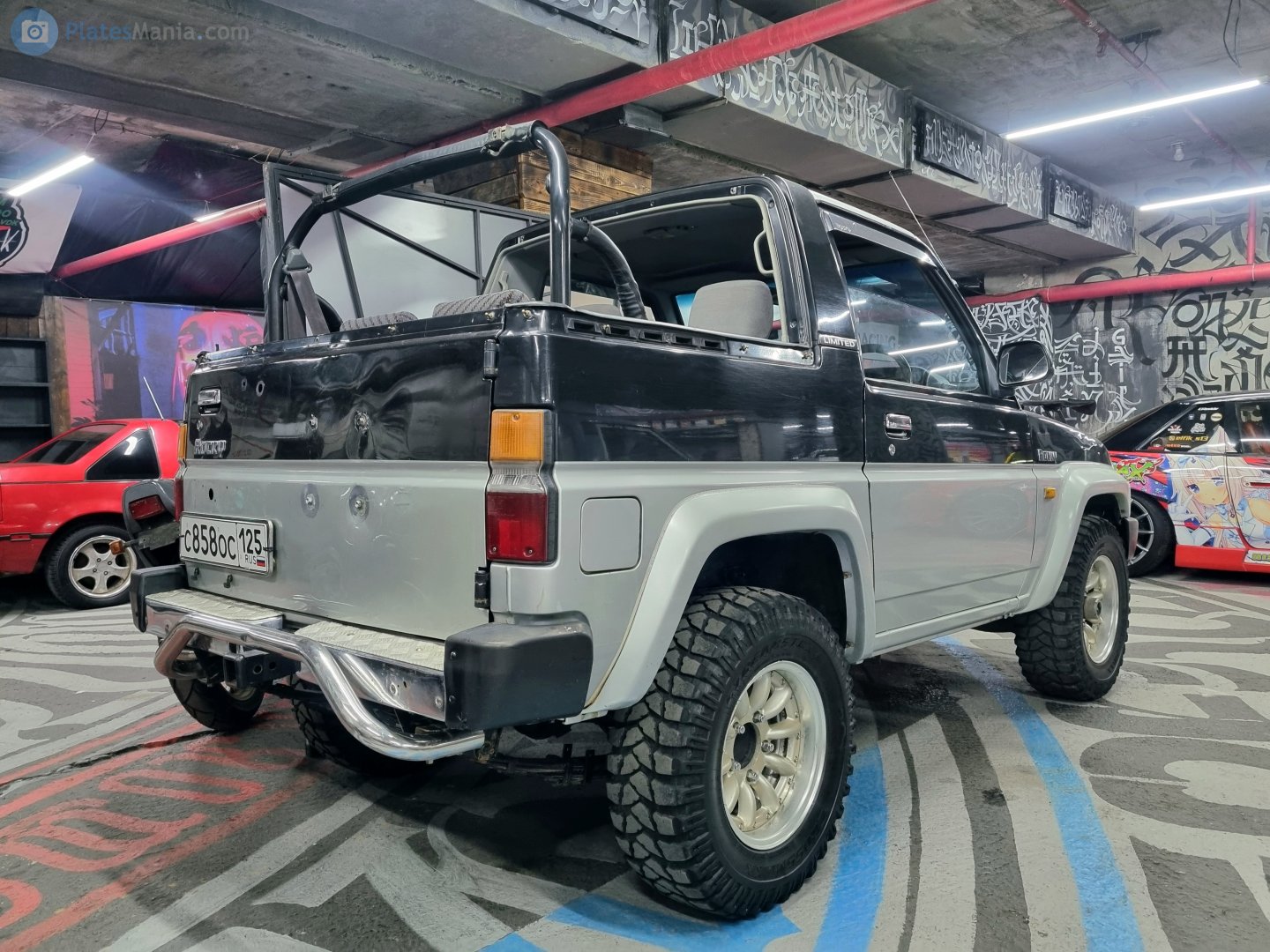 с 858 ос 125, Daihatsu Rocky 1st gen (F70), 1984–2002 (Rugger rebadge)