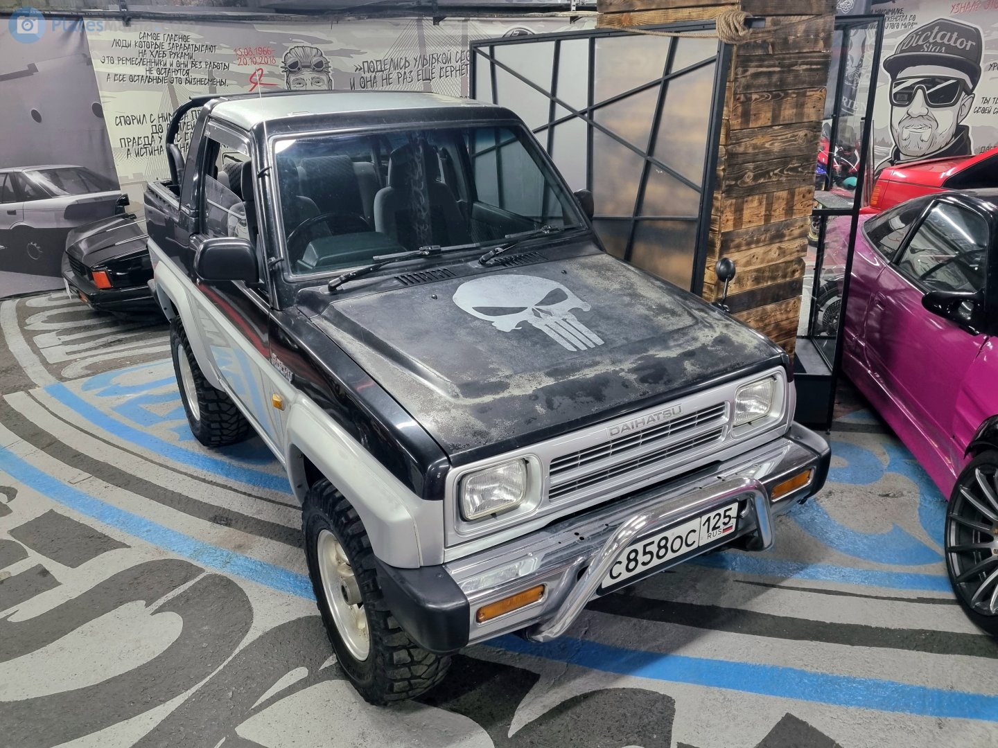 с 858 ос 125, Daihatsu Rocky 1st gen (F70), 1984–2002 (Rugger rebadge)