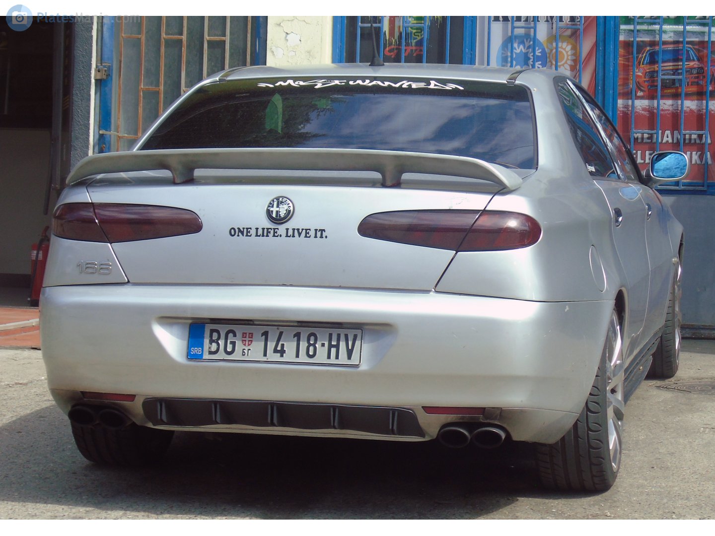 BG 1418-HV, Alfa Romeo 166 1st gen (936), facelift, 2003–2007