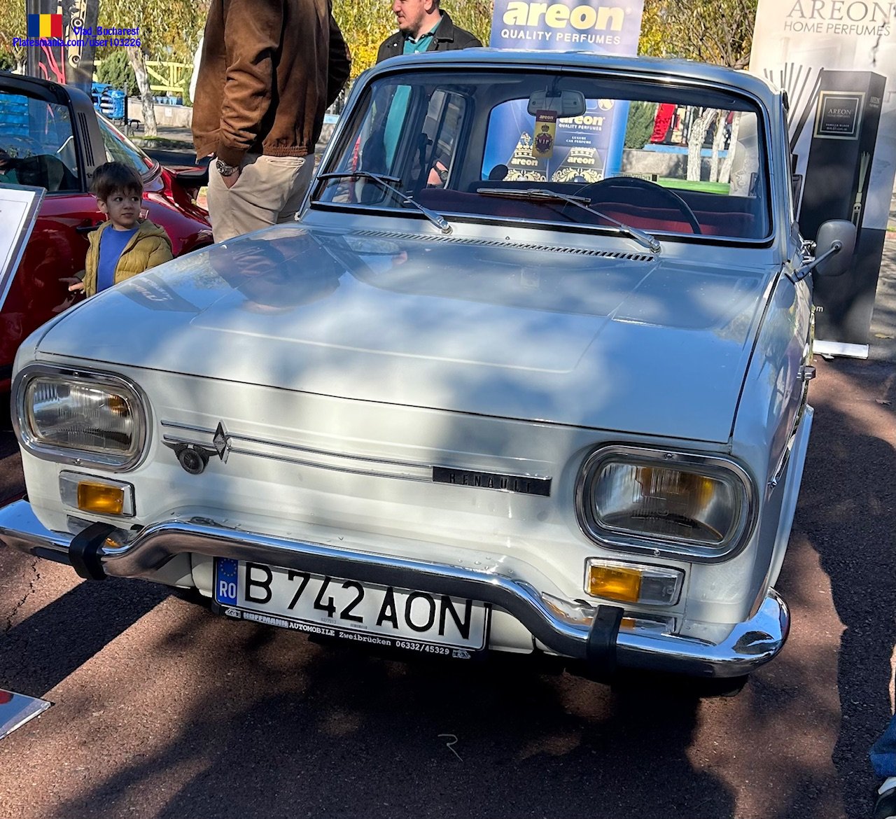 B 742 AON, Renault 10 1st gen Sedan (119), facelift, 1967–1971