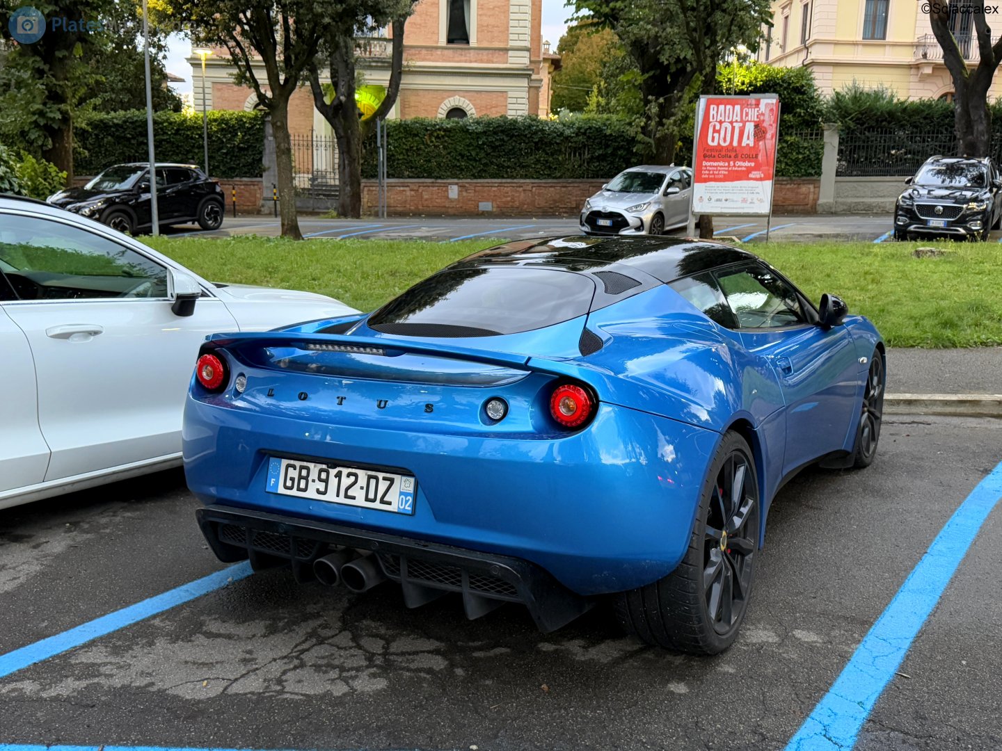 GB-912-DZ, Lotus Evora 