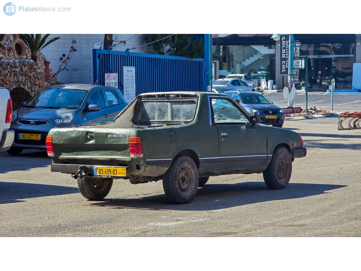 83-499-03, Subaru BRAT / 284 / Brumby 2nd gen, 1981–1993