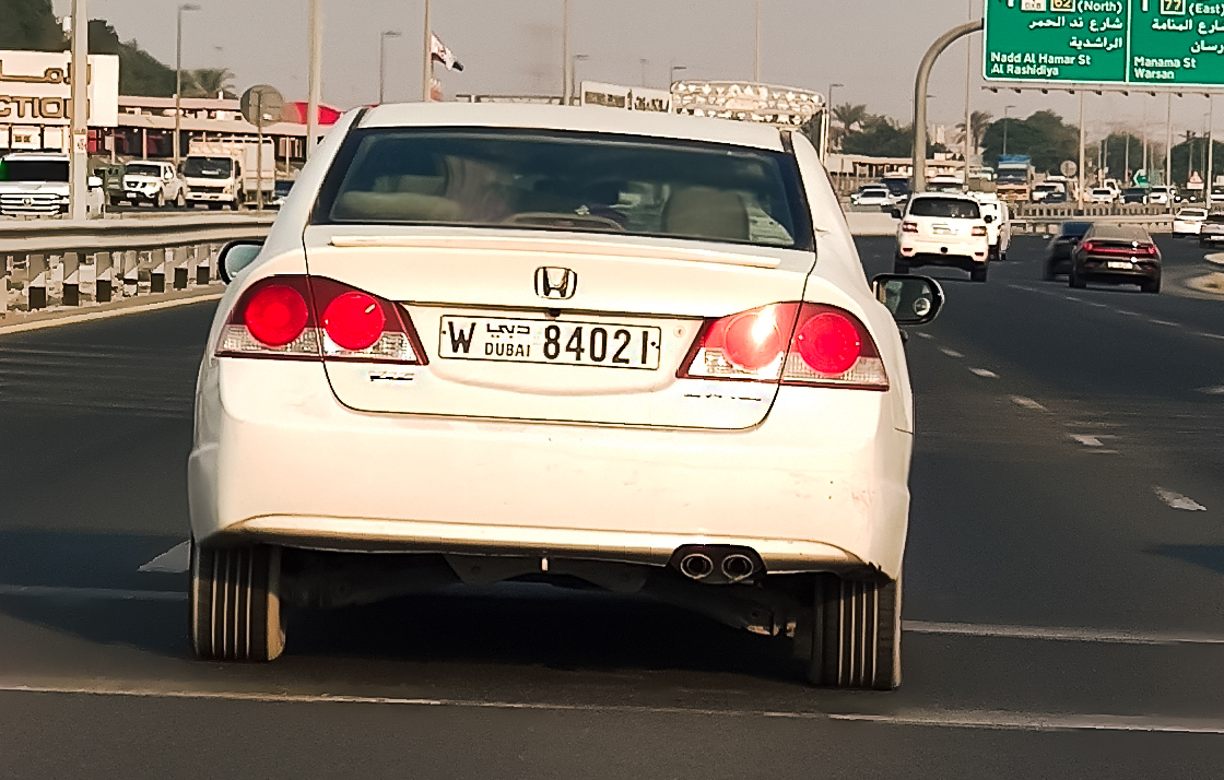 W 84021, Honda Civic 8th gen Sedan (FD; Global-market), 2005–2012