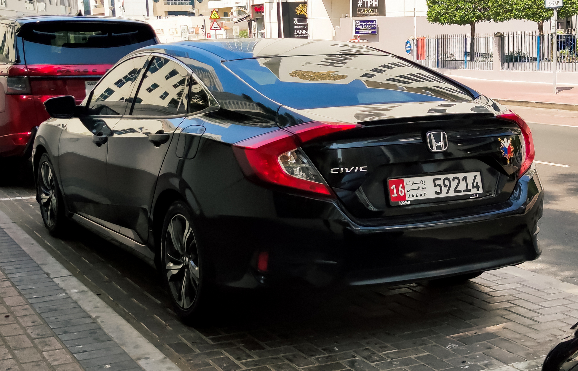 16 59214, Honda Civic 10th gen Sedan (FC), 2015–2022