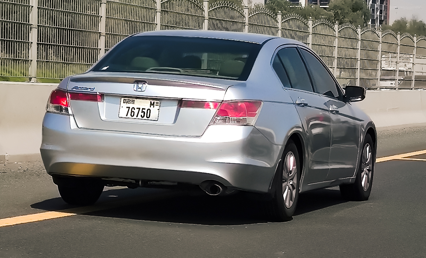 M 76750, Honda Accord 8th gen Sedan (CP; NA- and Pacific-market), 2007–2012