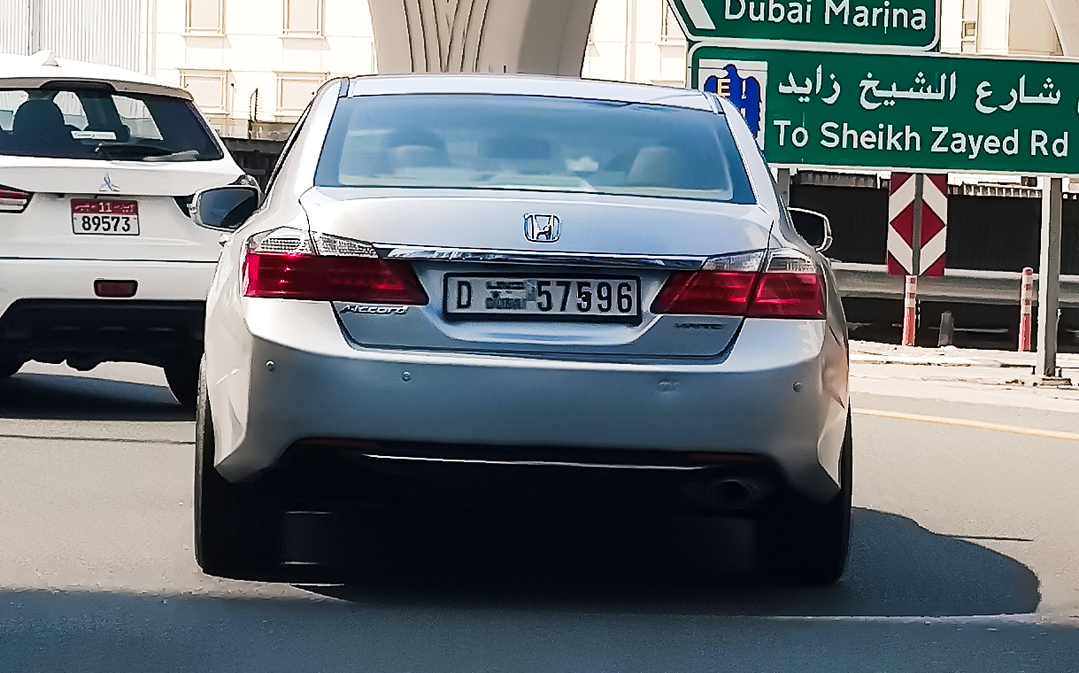 B 57596, Honda Accord 9th gen Sedan (CR), 2012­–2016