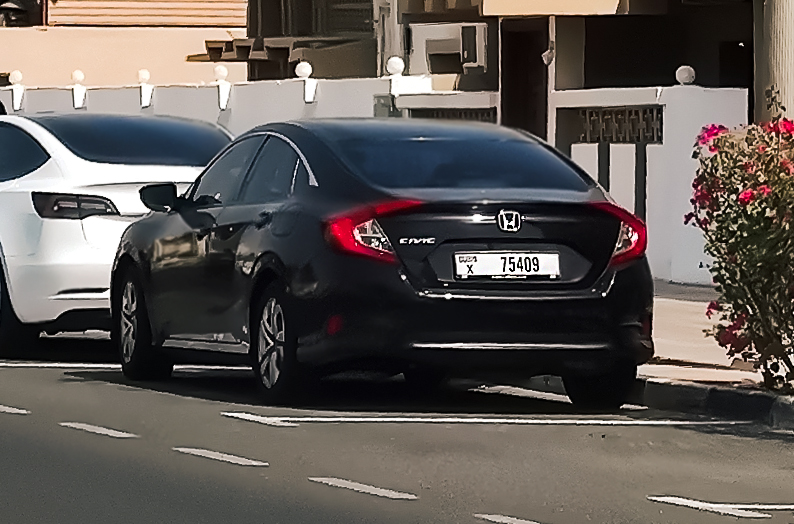 X 75409, Honda Civic 10th gen Sedan (FC), 2015–2022