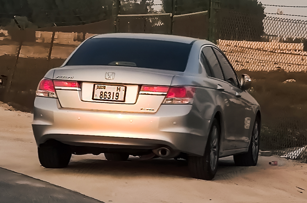 H 86319, Honda Accord 8th gen Sedan (CP; NA- and Pacific-market), 2007–2012