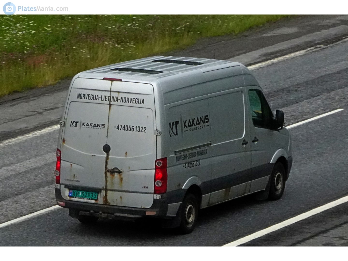XR 52935, Volkswagen Crafter 1st gen Van (2E/2F), 2006–2016