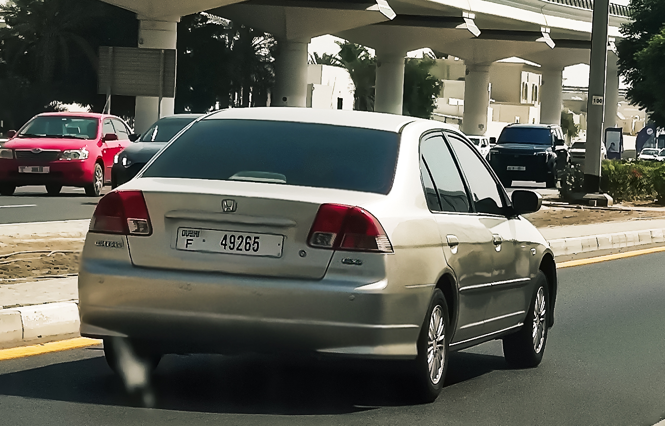 F 49265, Honda Civic 7th gen (Ferio) Sedan (ES), 2000–2005