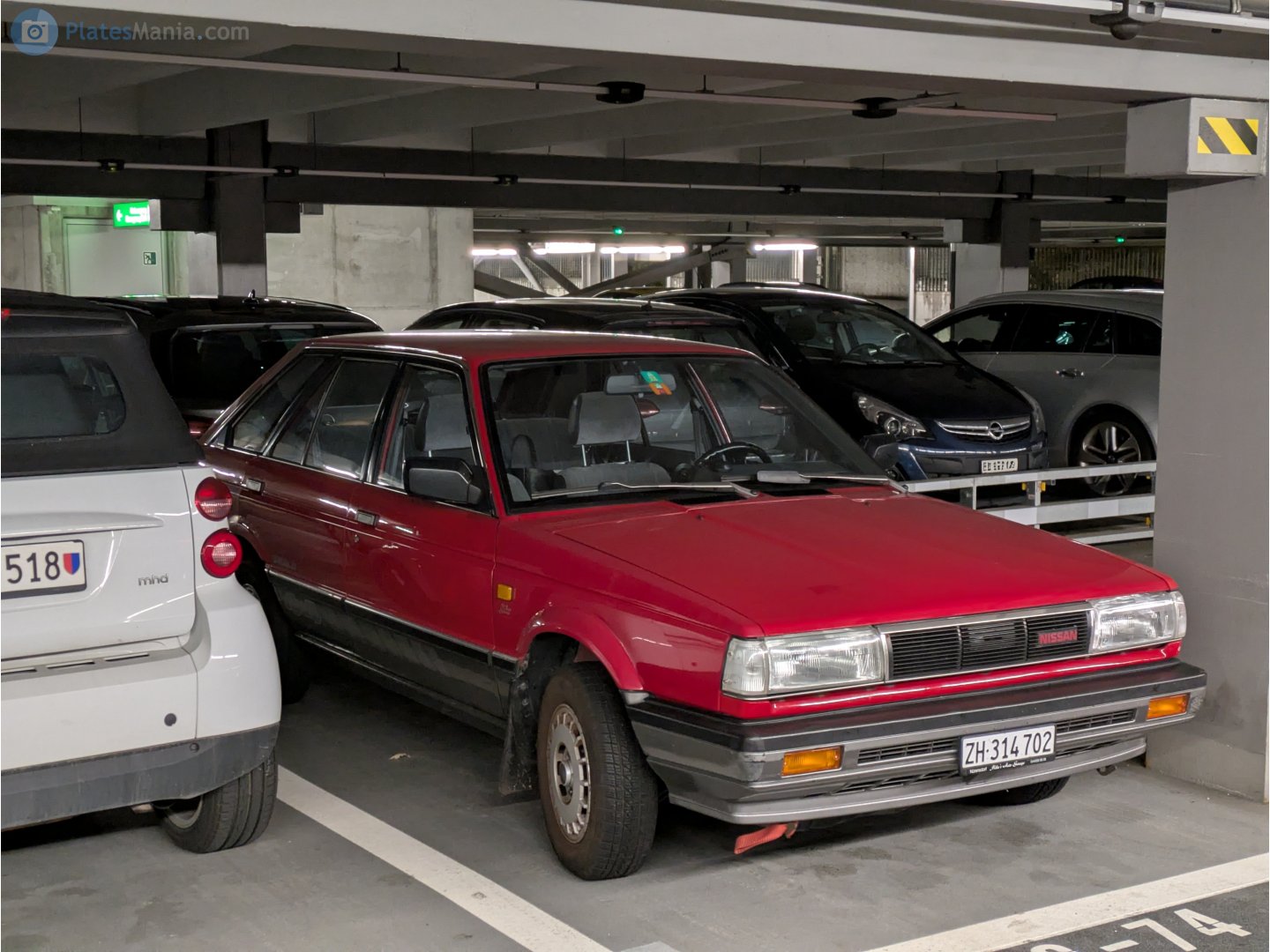 ZH 314702, Nissan Sunny 6th gen Traveller Wagon (B12), 1986–1990