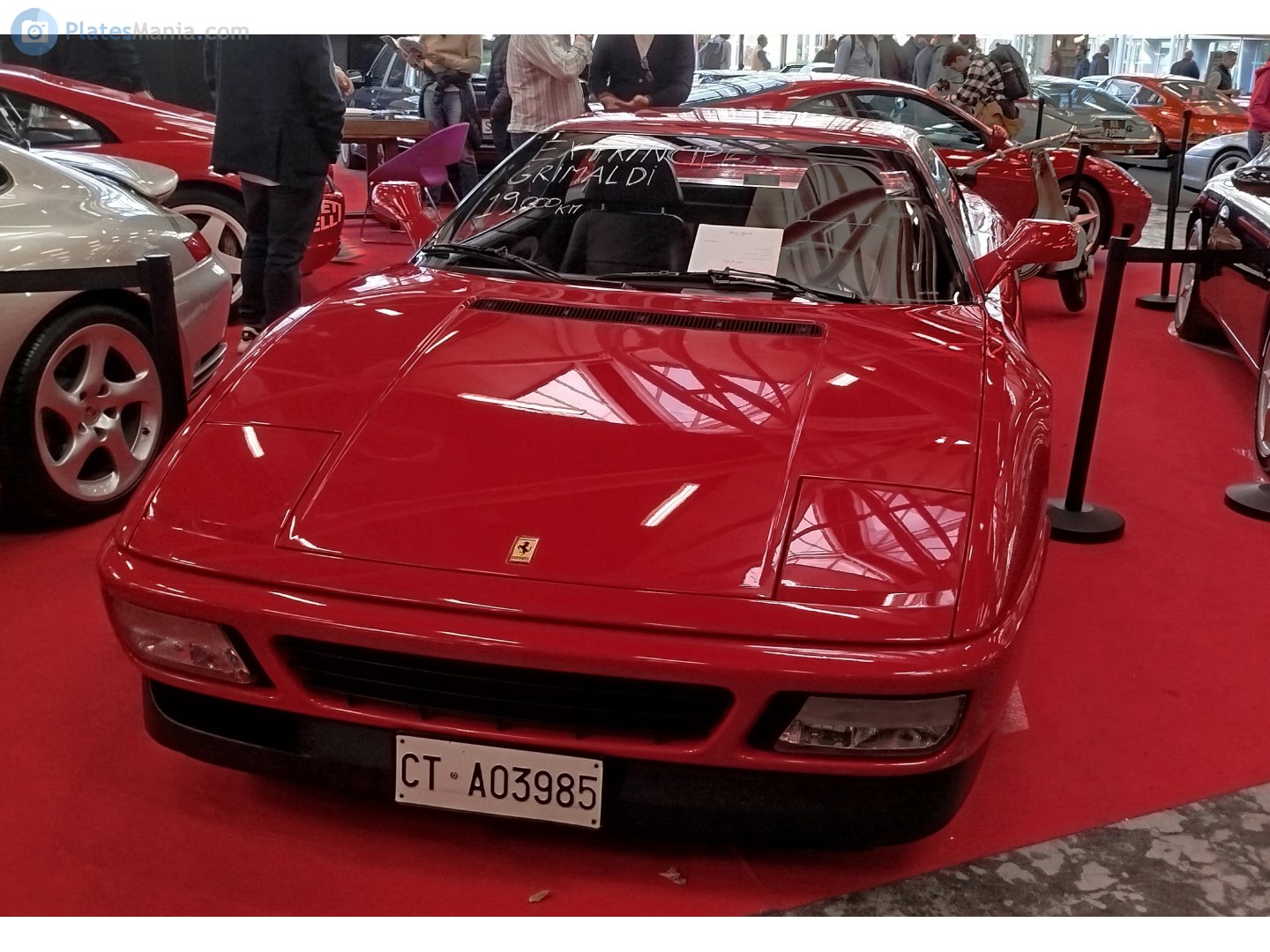 CT A03985, Ferrari 348 1st gen (GTB) Berlinetta (F119), 1989–1994