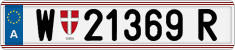 License plate of Austria, Regular plates