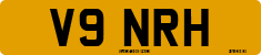 License plate of the United Kingdom, 1983 year system