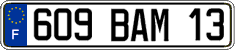 French license plate, FNI