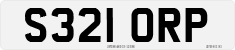 License plate of the United Kingdom, 1983 year system