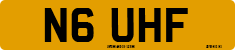 License plate of the United Kingdom, 1983 year system