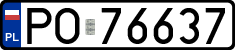 License plates of Poland, Regular car plates