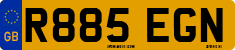 License plate of the United Kingdom, 1983 year system