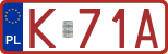 License plates of Poland, Provisional and testing