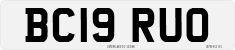 License plate of the United Kingdom, 2001 year system