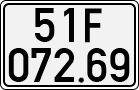 License plate of Vietnam, Cars