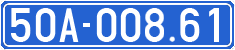 License plate of Vietnam, Government and public administrations