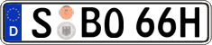 German license plate, Plates for oldtimers (type 