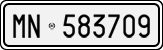 License plate of Italy, Cars (1927 year series)