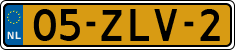 License plate of the Netherlands, Cars