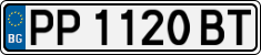 License plate of Bulgaria, Cars