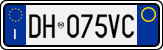 License plate of Italy, Cars (1994 year series)