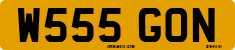 License plate of the United Kingdom, 1983 year system