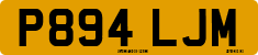 License plate of the United Kingdom, 1983 year system