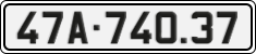 License plate of Vietnam, Cars