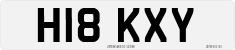 License plate of the United Kingdom, 1983 year system