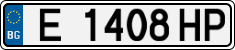 License plate of Bulgaria, Cars