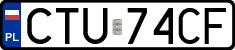 License plates of Poland, Regular car plates