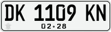 License plate of Indonesia, Regular plates