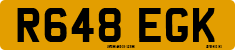 License plate of the United Kingdom, 1983 year system
