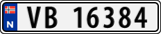 License plate of Norway, Cars