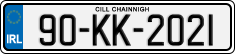 License plate of Ireland, Regular plates